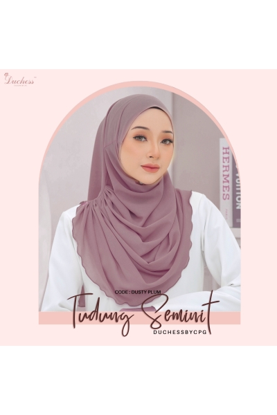 TUDUNG SEMINIT - DUSTY PLUM